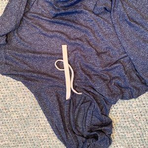 Blue Zyia Lounge Boyfriend Hoodie- Large